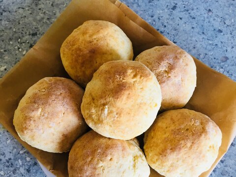 【発酵なし】【具材適当】手作りパン